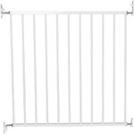 BabyDan Aarhus, Covers openings between 26 inches, Basic Stair Gate/Baby Gate/Safety Gate, Metal, White, Made in Denmark - (Pet Gate/Dog gate)