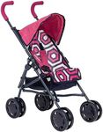 HTI Joie Junior Nitro Stroller In Geometric Print | Geometric Print Childrens Pushchair | Lightweight Easy Umbrella Fold Kids' Travel System | Pushchair & Pram Toys For Kids Boys & Girls Ages 3+