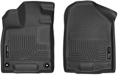 Husky Liners 18431 Black Fits 2017-19 Honda Ridgeline Weatherbeater Front Floor Mats