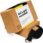 Luxury Cork Yoga Block Set - Extra 