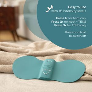 Beurer EM55 Menstrual Relax+ TENS & Heat Pad – Natural Period Pain Relief, Rechargeable
