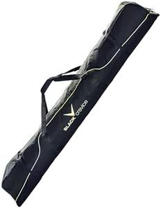 Black Crevice Skitasche für 3 Paar Alpin Skier, 190 cm, Black/Yellow