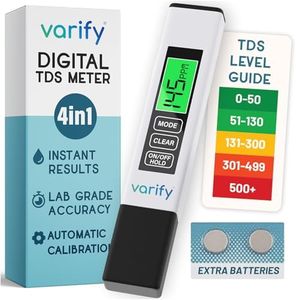 Complete 4-in-1 TDS Meter Digital Water Tester for Drinking Water | Accurate 0–9990 PPM EC & Temp Readings | Ideal for RO Systems, Aquariums, Pools – Built for Professionals, Easy for Anyone