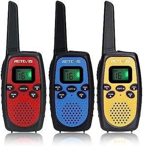 Retevis RT628S Talkie Walkie, Radio Mode sans échec pour Enfants, Talkie Walkie 3 Pieces, Radio Bidirectionnelle pour Jeux en Famille, Camping, Aventure (3 Pcs)
