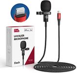 Pixel Voice Professional-Grade Wearable Lavalier Lapel Microphone Compatible with IPhone/IPad (Apple MFi-Certified) Omnidirectional Mic for Video Recording Livestream Vlog YouTube Facebook (9.8ft)