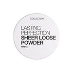 Collection Cosmetics Lasting Perfection Sheer Loose Powder, Lightweight Powder, 10g, Translucent Matte