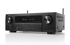 Denon AVR-X1700H 7.2 Channel AV Receiver, HiFi Amplifier with Dolby Atmos, DTS:X, 6 HDMI Inputs and 1 Output, 8K HDMI, Bluetooth, WiFi, AirPlay 2, HEOS Multiroom, Alexa Compatible