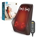 COMFIER Back Neck Massager for Back Neck Pain Relief, Shiatsu Neck and Shoulder Massager with Heat, 3D Kneading Massagers for Back and Neck,Massage Pillow as Gifts for Dad Moms Men Women