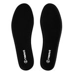 riemot Memory Foam Insoles for Men and Women,Replacement Shoe Inserts for Sports Shoes,Trainers,Sneakers,Work Boots, 10, Men Black