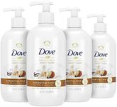 Dove Pampering Care Shea Butter and Warm Vanilla Hand Wash For Clean and Softer Hands Cleanser That Washes Away Dirt 13.5 oz 4 Count