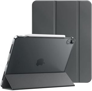 JETech Coque pour iPad Air 11 Pouces M2 (2024), iPad Air 5e/4e (Modèle 2022/2020, 10,9 Pouces), Support Mince Dos Dur Housse Étui avec Veille/Réveil Automatique (Gris Sidéral)