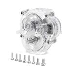 INJORA Acrylic Complete Transmission with Overdrive Gears for 1/18 RC Crawler TRX4M Upgrade