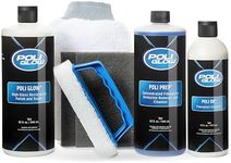 Poli Glow Deluxe Boat & RV Restoration Kit–Removes Oxidation, Seals & Protects–Restores High-Gloss Shine to Fiberglass & Gelcoat–New Liquid or Classic Powder Poli Ox–Easy, Long-Lasting 6-in-1 System