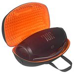 Seracle Eva Hard Travel Protective Case for JBL Boombox 3 / Boombox 2 Waterproof Bluetooth Speaker (Black + Orange)