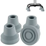 supregear Walking Stick Rubber Ferrules (4-Pack) - 13mm Replacement Feet for Walking Cane - Accessories for Walking and Standing Stick for Women, Men, Seniors, Elderly