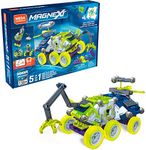 Mega Construx Magnext 5-in-1 Mag-Explorers construction set with magnets, Magnetic Building Toys for Kids 138 Pieces