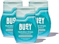 Buoy Electrolyte Drops | 120 Servings | No Sugar, No Sweeteners | Dietitian Recommended | Trace Minerals, Vitamins | Purposefully Unflavored | Add to Any Drink