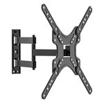 Anreedvigo Full Motion tv Wall Mount for Most 26-65 inch LED LCD Flat Curved Screen TV & Monitor,Max VESA 400x400mm up to 77 lbs