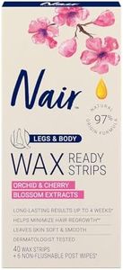 Nair Hair Remover Wax Ready- Strips 40 Count Legs/Body by Nair