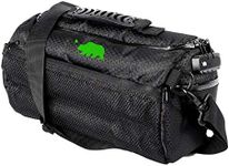 Cali Crusher 100% Smell Proof Duffle Bag w/Combo Lock (Black/Green, 12)