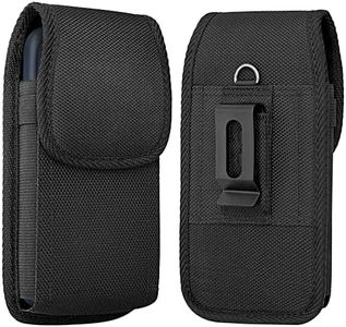 NUVAVO Cell Phone Holster for iPhone 15 Plus Pro Max iPhone 14 Pro Max 13 Pro Max 12 Pro Max, 11 Pro Max, Xs Max Case with Belt Clip Cellphone Belt Holder Pouch (Fits Phone with Otterbox Case on)