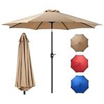OLIXIS 9' Outdoor Patio Umbrella, O
