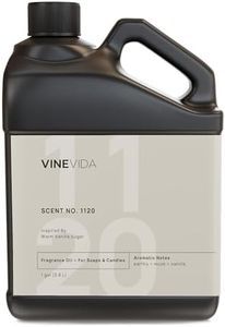VINEVIDA [128oz] Warm Vanilla Sugar Fragrance Oil for Candle Making - Made in USA Candle Scents for Candle Making - Natural Candle Fragrance Oil - Scents for Soap Making