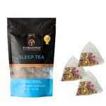 D’Amazonia Sleep Tea | Award Winner | 100% Natural | A Blend of 14 Herbs and Fruit | Chamomile, Hibiscus, Lemon Balm | 1 Pack of 20 Pyramid Tea Bags | Calm Tea | Night Tea