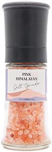 Himalayan Secrets Natural Pink Cooking Salt in Refillable Grinder - 3.17 oz Healthy Unrefined Coarse Salt Packed with Minerals - Kosher Certified
