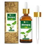 Bhringraj (Eclipta alba) Essential Oil 100% Natural - Undiluted Cold Pressed Aromatherapy Premium Oil - Therapeutic Grade - 100ml with Dropper