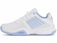 K-Swiss Women's Court Express Tennis Shoe, White/Open Air/Strawberry Ice, 8.5 M