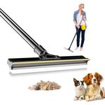 Curioh Double Sided Pet Hair Remover Carpet Scraper - Carpet Rake for Dog, Cat Hair Removal - Carpet Brush for Pet Hair - Reusable Lint Rollers