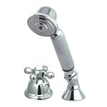 Kingston Brass KSK3351AXTR Transfer Valve Set for Roman Tub Filler, Polished Chrome