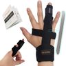 Abaadlw Trigger Finger Splint 2 Pcs, Adjustable Index Finger Splint, Finger Splint Middle Finger, Ring Finger Splint, Pinky Finger Splint,Hand Brace