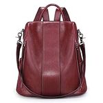 S-ZONE Leather Backpack Purses for 
