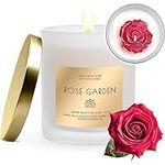 Natural Rose Soy Wax Candle for Val