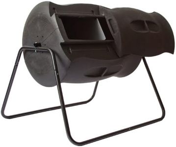Algreen Products 82302 Terra Tumbling Composter, Black, 55-Gallon