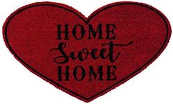 DII Heavy Duty Coir Doormat with Nonslip Vinyl Backing, Welcome Mat Outdoor Entry Way & Front Porch Décor, Home Sweet Heart, 17x29