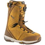 Nitro Snowboards Men's Team TLS '19 Premium Snowboard Boots, Snowboard Boot with Quick Lacing System, Highend Freestyle Freeride Carving Softboot Boots, Two Tone Brown, 33.0