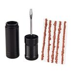 Tubeless Bike Tire Repair Kits- Portable Bicycle Tire Repair Puncture Kit -Repair Broken Tires/Flat Tires of Mountain Bikes and Road Bikes Includes 1 Fork Reamer and 5Pcs Tire Repair Strips