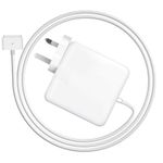 Jialisita Mac Book Air Charger, 60W T-Tip Mac Book Pro Charger Magnetic Replacement Power Adapter, for Mac Book Air 11" and 13" (2012 2013 2014 2015 2017 2018), Models A1436 A1435 A1502 A1466