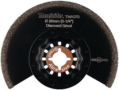 Makita B-65034 Starlock Multi Tool 3/4 Round Segment Diamond Blade, 85 mm Diameter