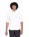 U.S. POLO ASSN. Men's Regular Button Down Shirt (USSHTD0145_White S)