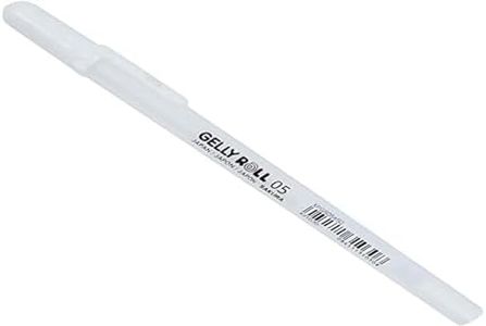 SAKURA GEL PEN GELLY ROLL THIN 0.5MM - WHITE - PROFESSIONAL USE