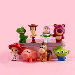 Anime Unique Store- 8 Pcs Toy Story Mini Magical Figure Set - Ideal for Cake Decoration and Playtime Fun/ 5.5 cm