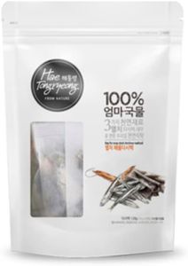 Dried Mix Seafood, Anchovy, Kelp Dashi Broth Tea Packet 16g X 8 Packets (Pack of 2)