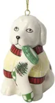 Spode Christmas Tree 4" Puppy Ornament | Fine Porcelain Holiday Decoration | Festive Puppy Ornament | Christmas Tree Decoration | Easy Maintenance | Decorative Holiday Collectible