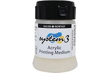 Daler-Rowney System3 Screen Printing Medium, Plastic Pot, 8.45oz - 250 ml, Screen Printing Medium