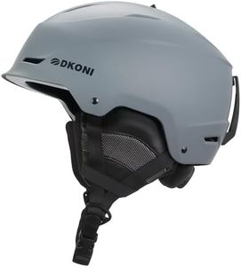 Ski Helmet for Adults Snowboard Helmet Men Women Youth Certified Snow Sports Helmet for Skiing Snowboarding (Gray, Large: 22.5-24.5 inch (58-62cm))