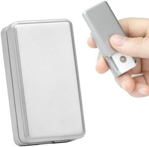 FREELOVE Metal Fidget Slider, Ding Ding Fidget Toys for Adults, Small Heavy Haptic Block, Mechanical Push EDC Gadgets, Dense Tracks & Springs, for Men Teens Cool Anxiety (Stainless Steel Silver)